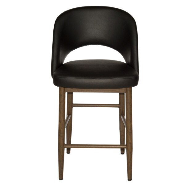 Henricks Stool black leatherette